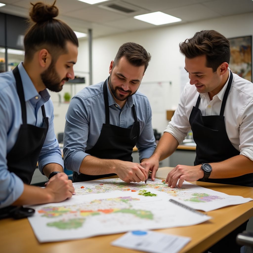 The founding team at our first food symposium