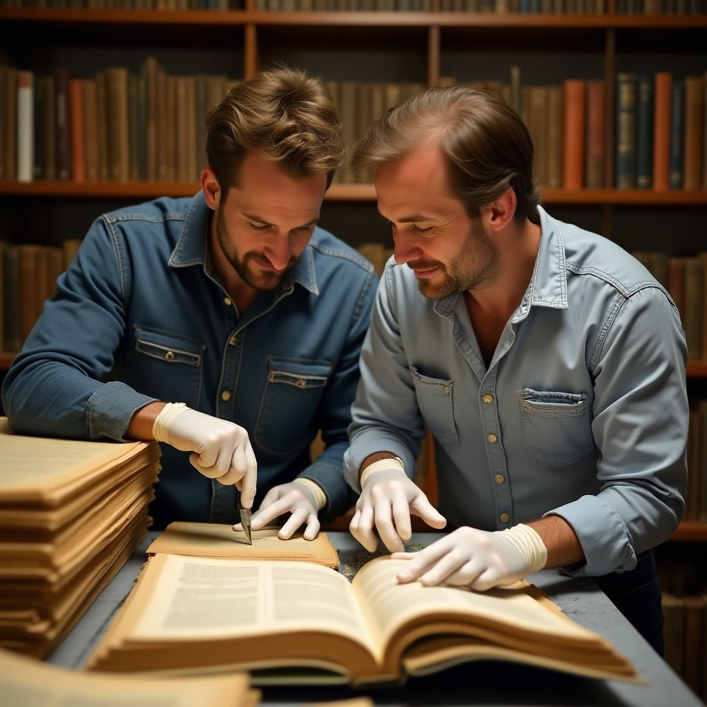 Archival research of historical cookbooks