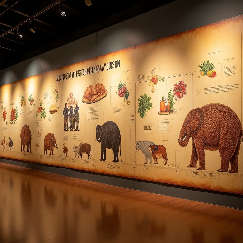 Historical Australian food evolution timeline
